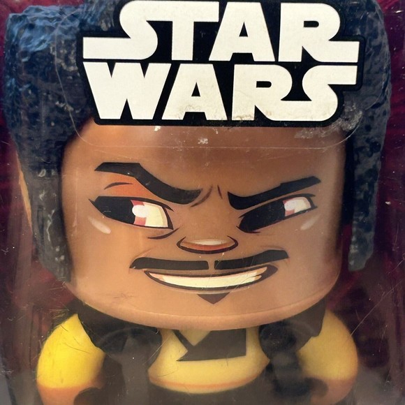 Hasbro Mighty Muggs Star Wars LANDO CALRISSIAN Mad Face Figure #11 Disney NEW - Picture 11 of 13